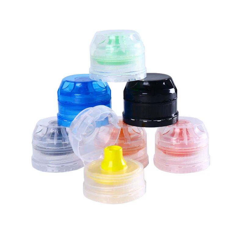 Flip seal caps